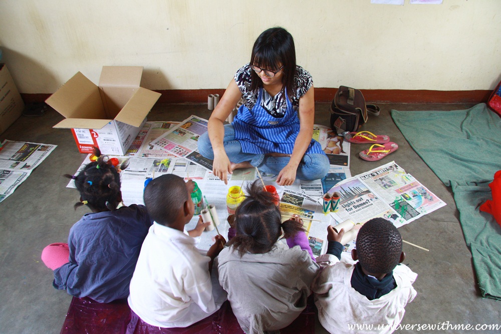 (Botswana) To volunteer in the school is like going back to the innocence of childhood