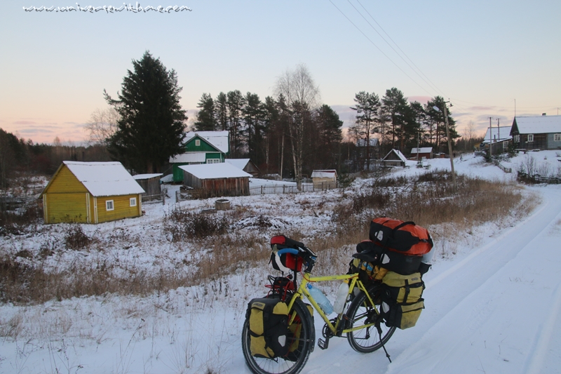 (Russia) First time to cycle with snow at below zero